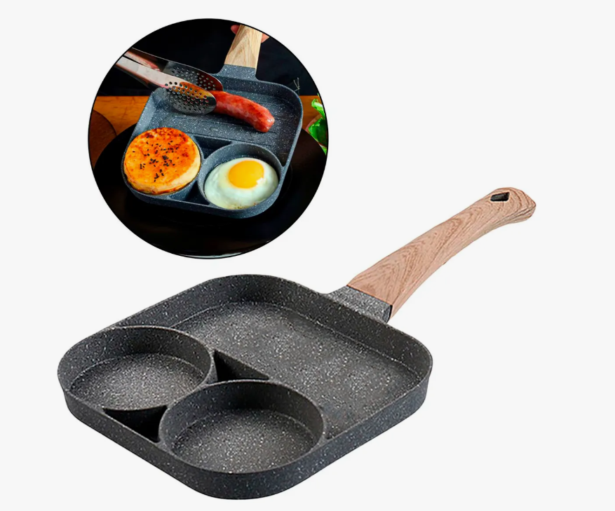 Miniatura 3 de Sarten Antiadherente 3 En 1 Mini Parrill